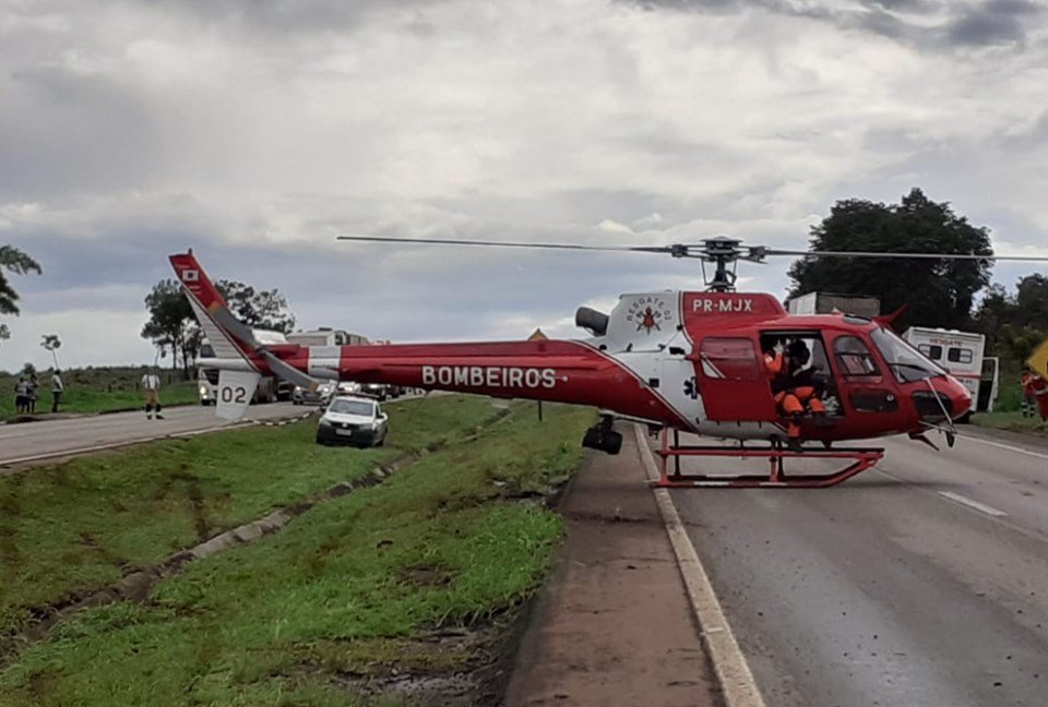 Helicóptero do Corpo de Bombeiros