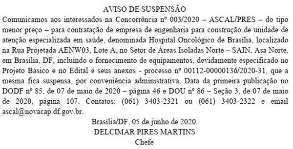 Extrato DODF 08/06/2020