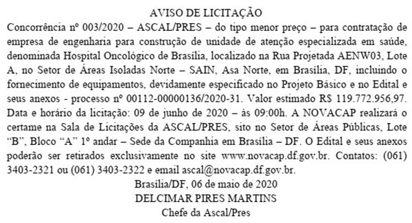 Extrato DODF 07/05/2020
