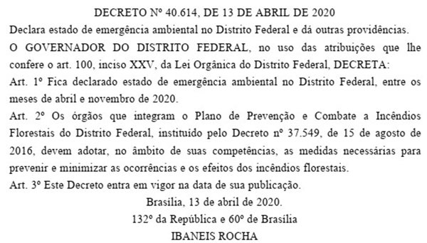 Extrato DODF 13/04/2020