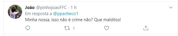 Comentário do Twitter sobre Cidade Alerta