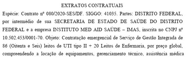 Extrato DODF 13/05/2020