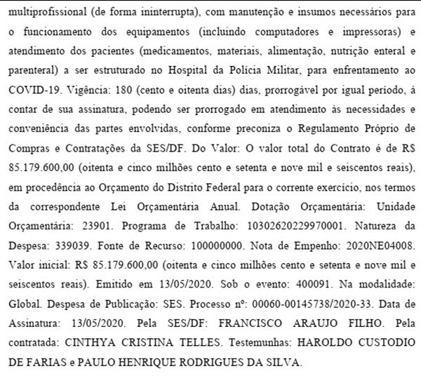 Extrato DODF 13/05/2020