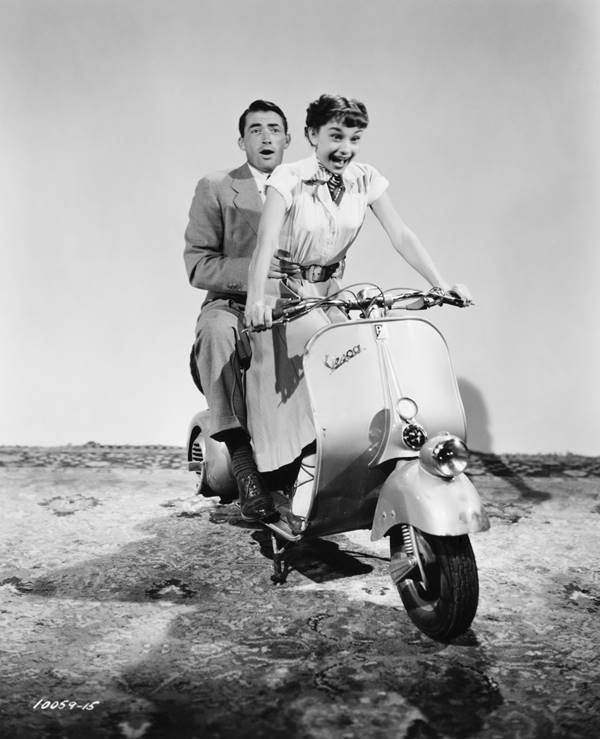 Audrey Hepburn e Gregory Peck