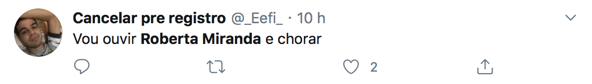 twitter Roberta miranda