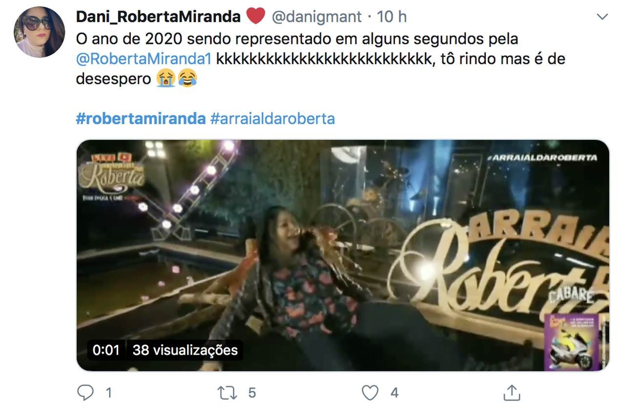 twitter Roberta miranda