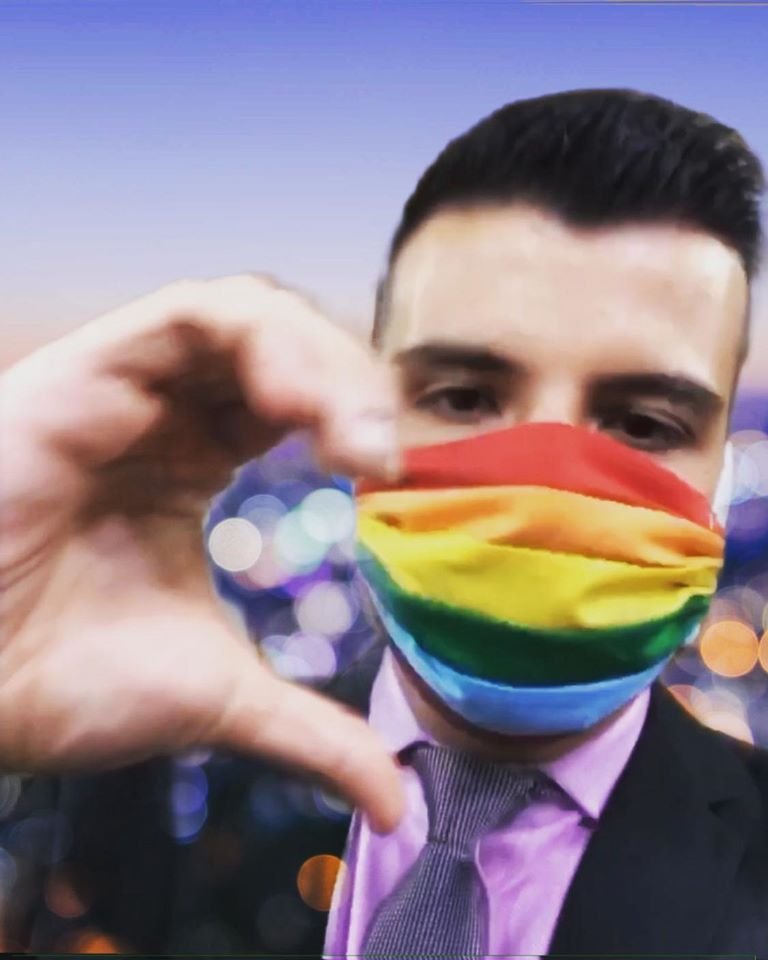 Máscaras vendidas pelo Centros LGBTs de Brasília