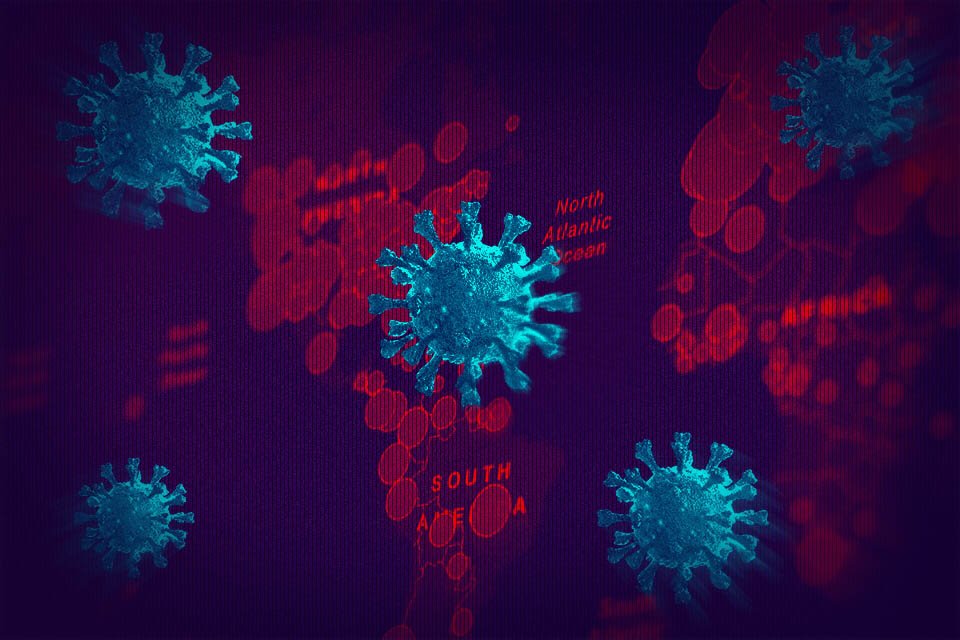 mapa pandemia coronavírus