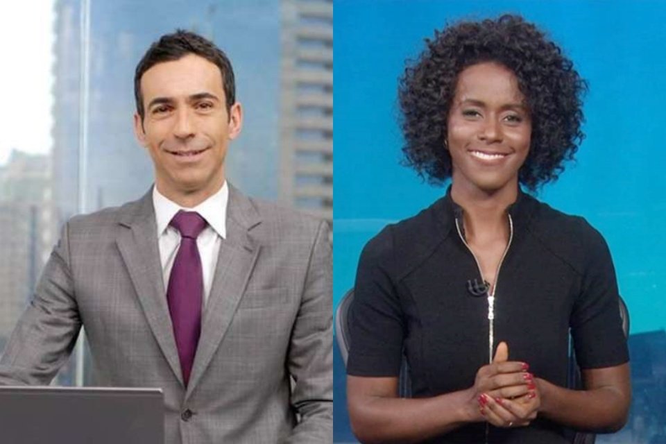 César Tralli e Maju Coutinho