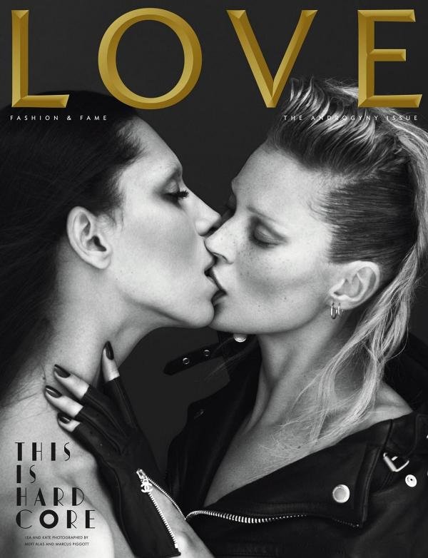 Lea T e Kate Moss na Love