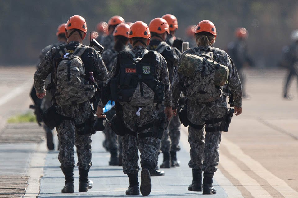 Força Nacional embarcou para amazonia para ajudar a conter incêndios