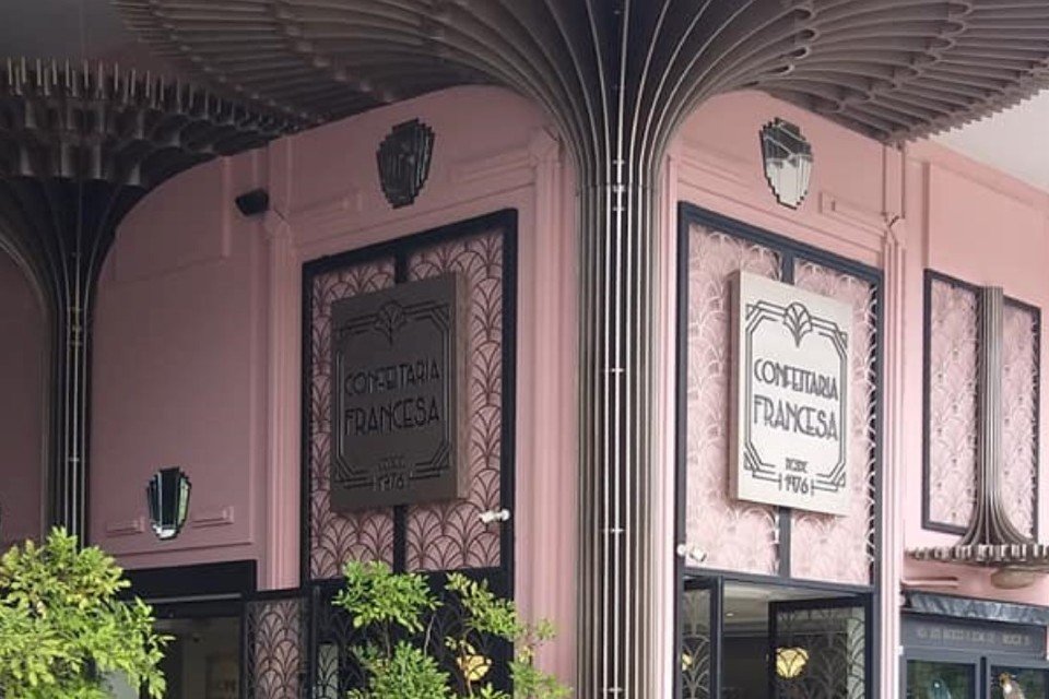 Fachada da antiga Confeitaria Francesa