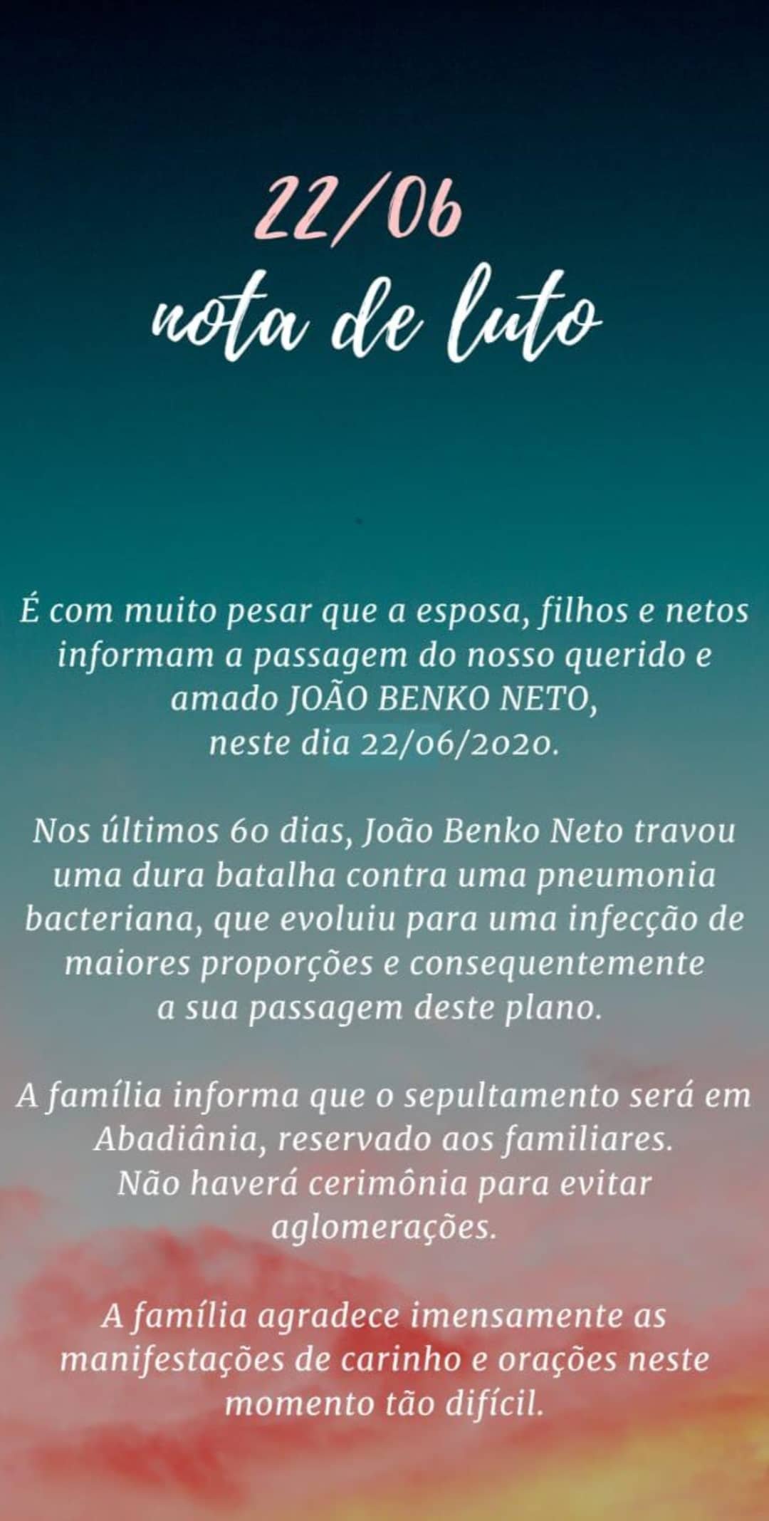 Nota de luto