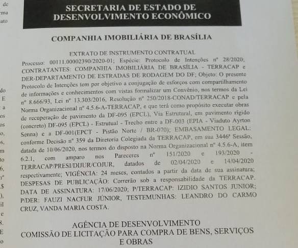 Protocolo de intenções