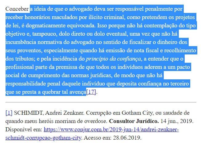 Acusação plagio Moro