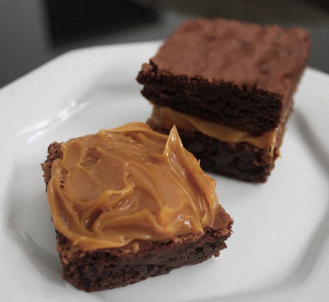 Brownie de doce de leite