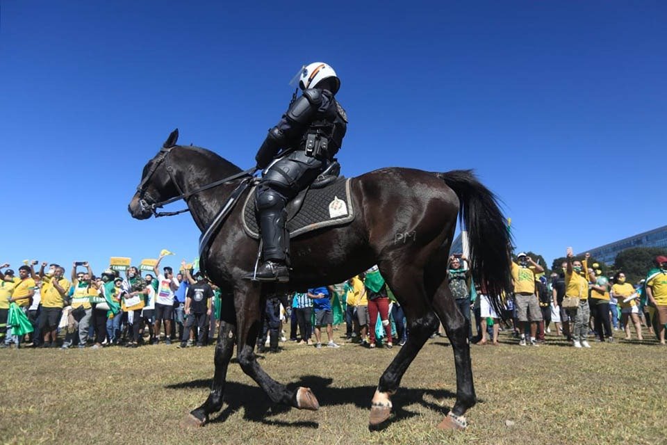 Polícia Militar atua em manifestação do dia 21 de junho