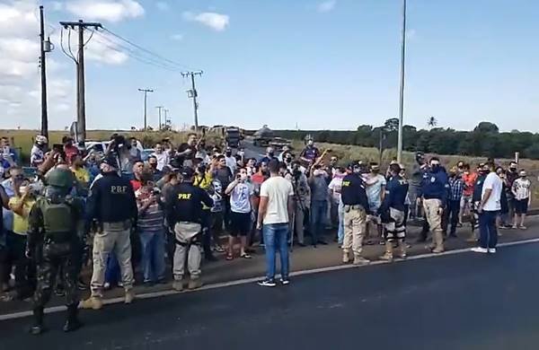 Presidente Jair Bolsonaro em Araguari