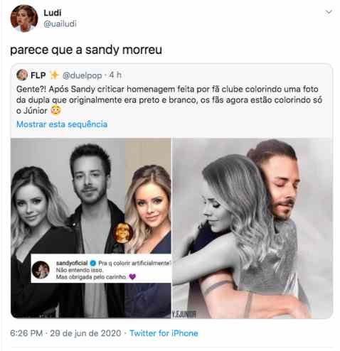Post do Twitter