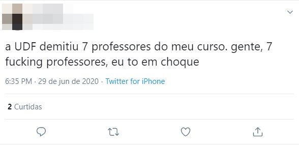 Reprodução de tweet