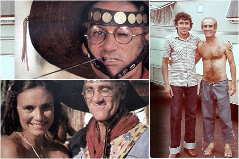 Montagem com fotos de Renato Aragão