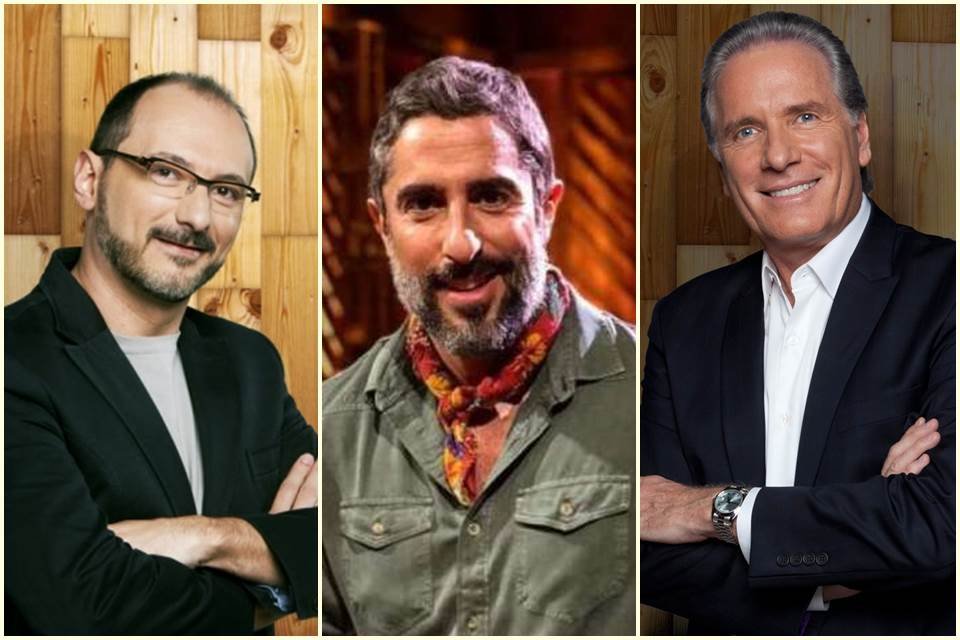 Britto Jr., Marcos Mion e Roberto Justus