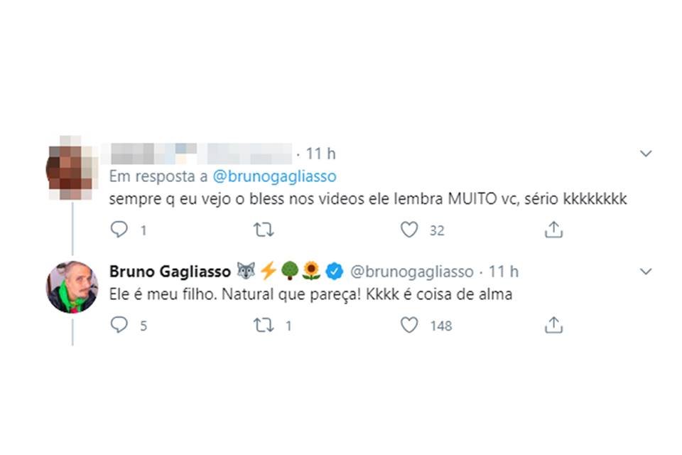 Tuíte de Bruno Gagliasso
