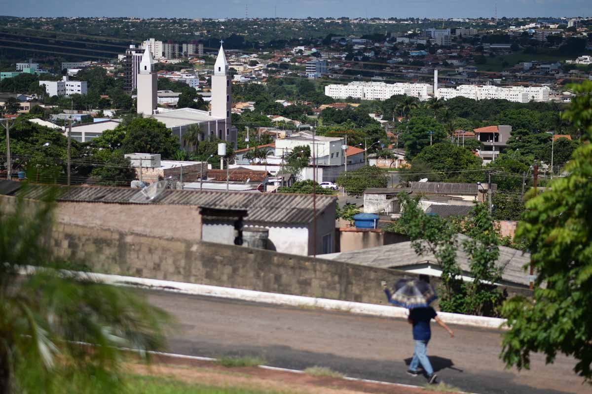 Imagem colorida mostra vista geral da cidade de Luziânia (Goiás), no Entorno do Distrito Federal - Metrópoles