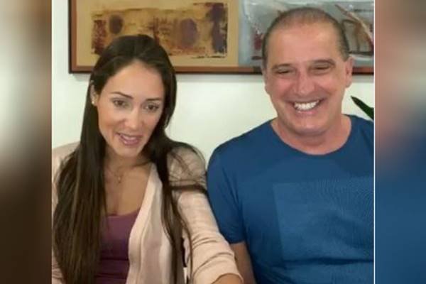 Denise Veberling e Onyx se casaram em 2018