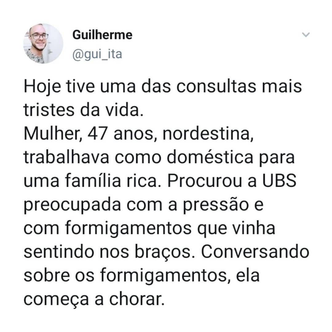 Relato de médico da unidade básica de saúde viralizou as redes sociais