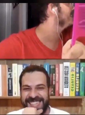 Guilherme Boulos e Fábio Porchat