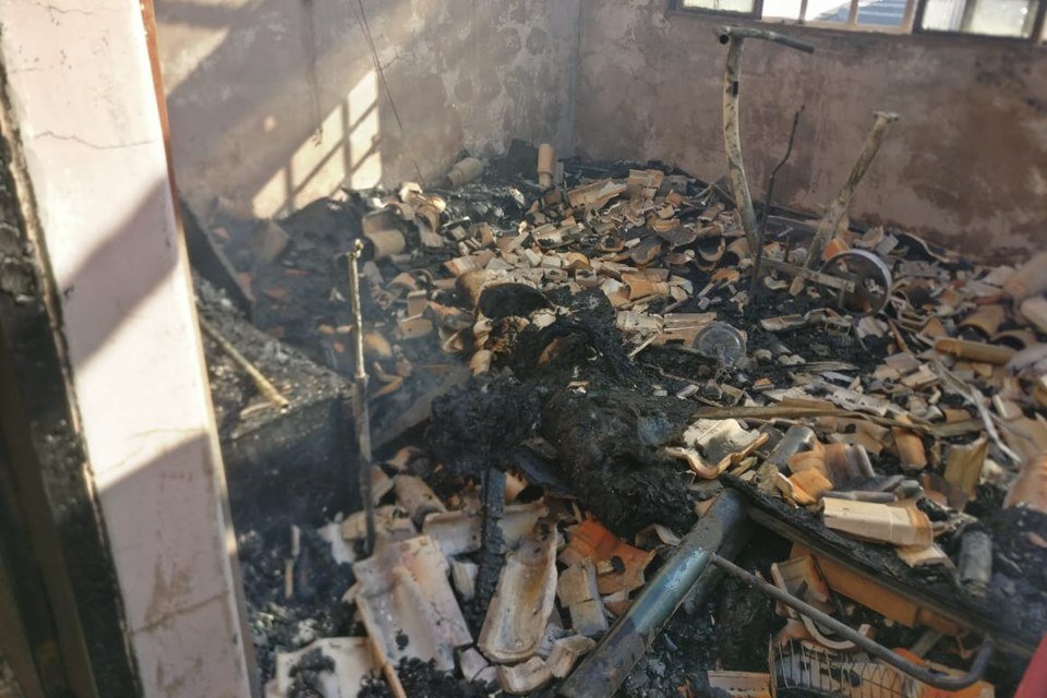 incêndio em casa