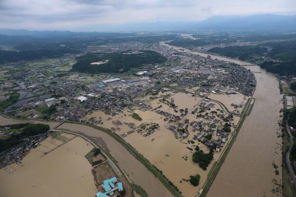 Chuvas fortes no oeste do Japão obrigam a retirada de 75 mil pessoas
