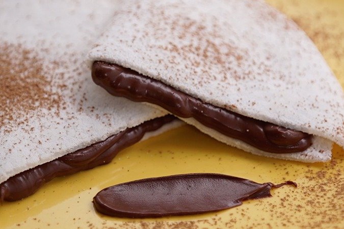Tapioca de brigadeiro