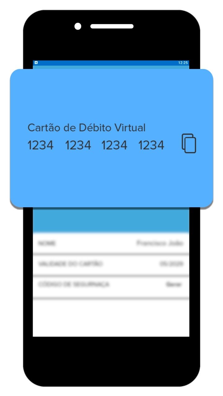 Copie os dados do cartão. Lembre de gerar um código de segurança para cada transação