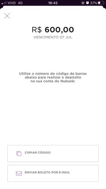 Por fim, será gerado um código. Pague o boleto no app Caixa Tem
