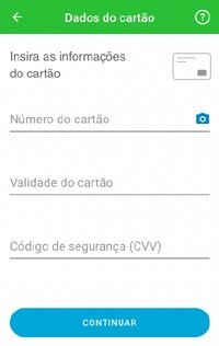 Cadastre seu cartão de débito virtual. Lembre-se: para cada transação, gere um CVV novo no Caixa TEM