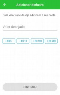 Insira o valor desejado