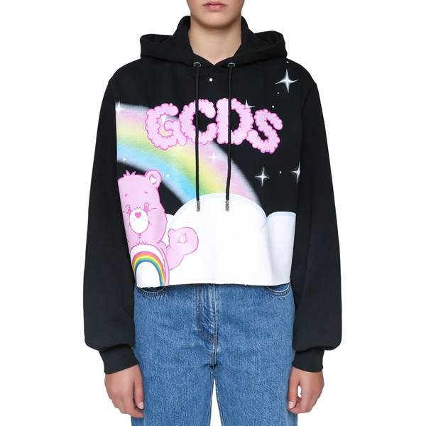 Moletom cropped da marca italiana GCDS inspirado nos Ursinhos Carinhosos