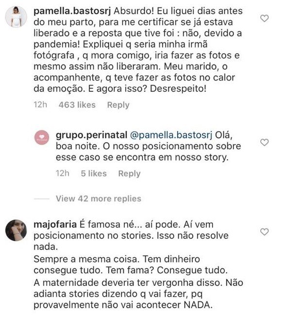 comunicado maternidade