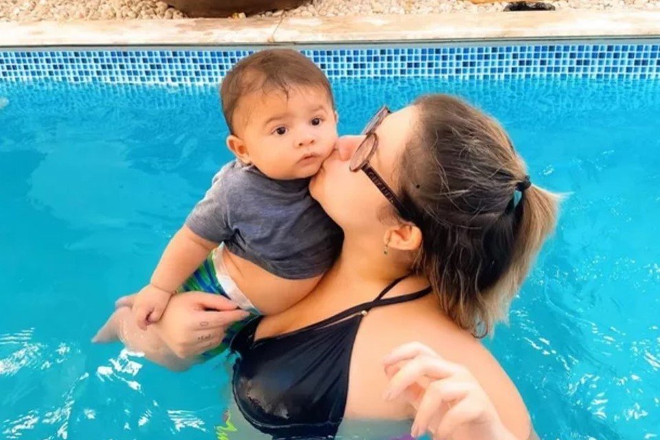 Leo e sua mãe Marília Mendonça (Foto: Reprodução, Instagram)