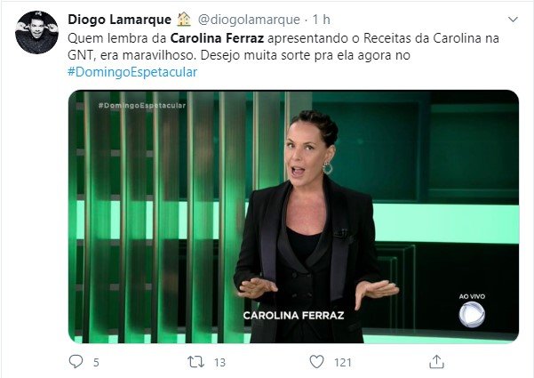 Carolina Ferraz Twitter
