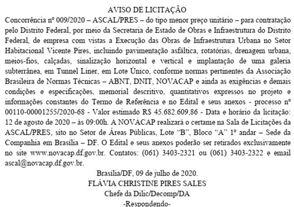 Extrato DODF 13/07/2020