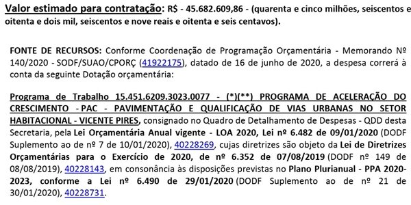 Extrato Edital 09/2020 Novacap