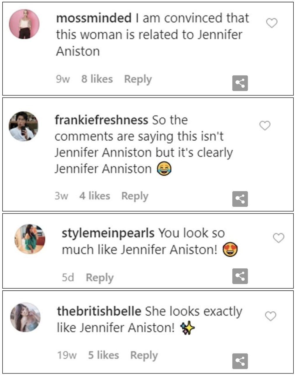 Comentários Instagram