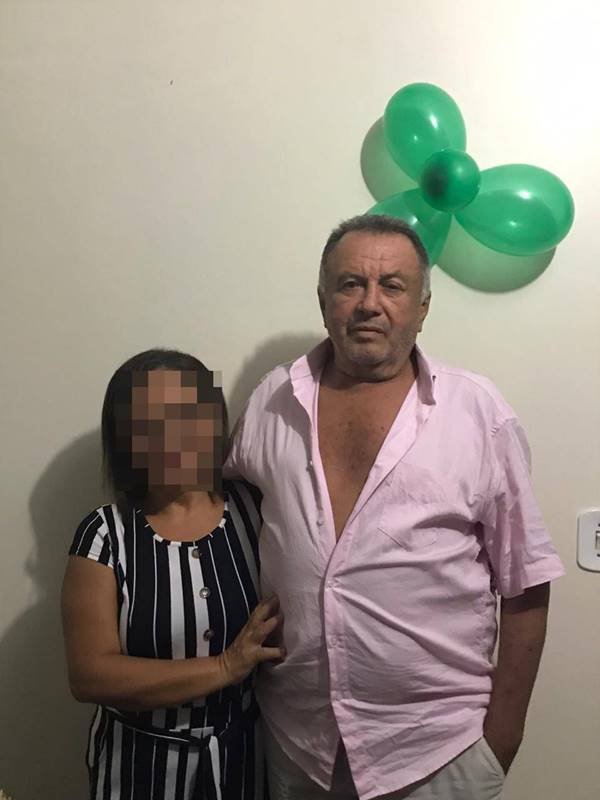 Francisco junto com a família