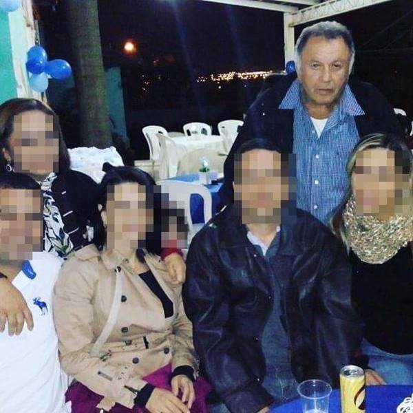 Francisco junto com a família