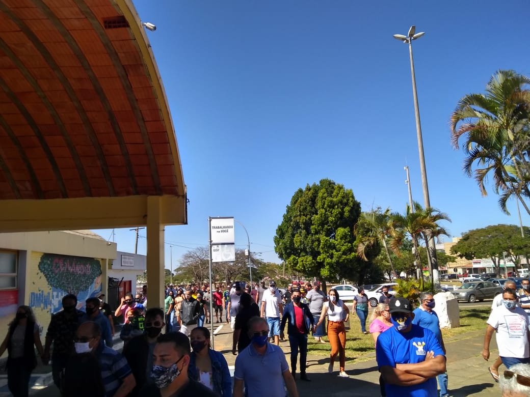 Manifestação em Ceilândia