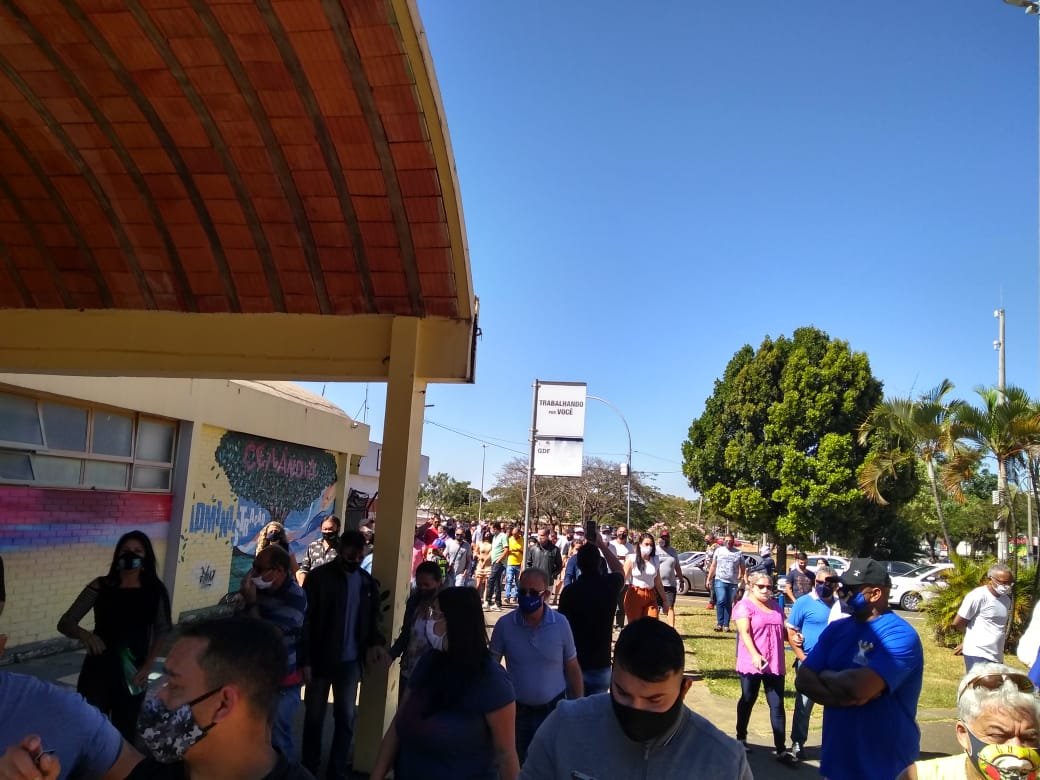 Manifestação em Ceilândia