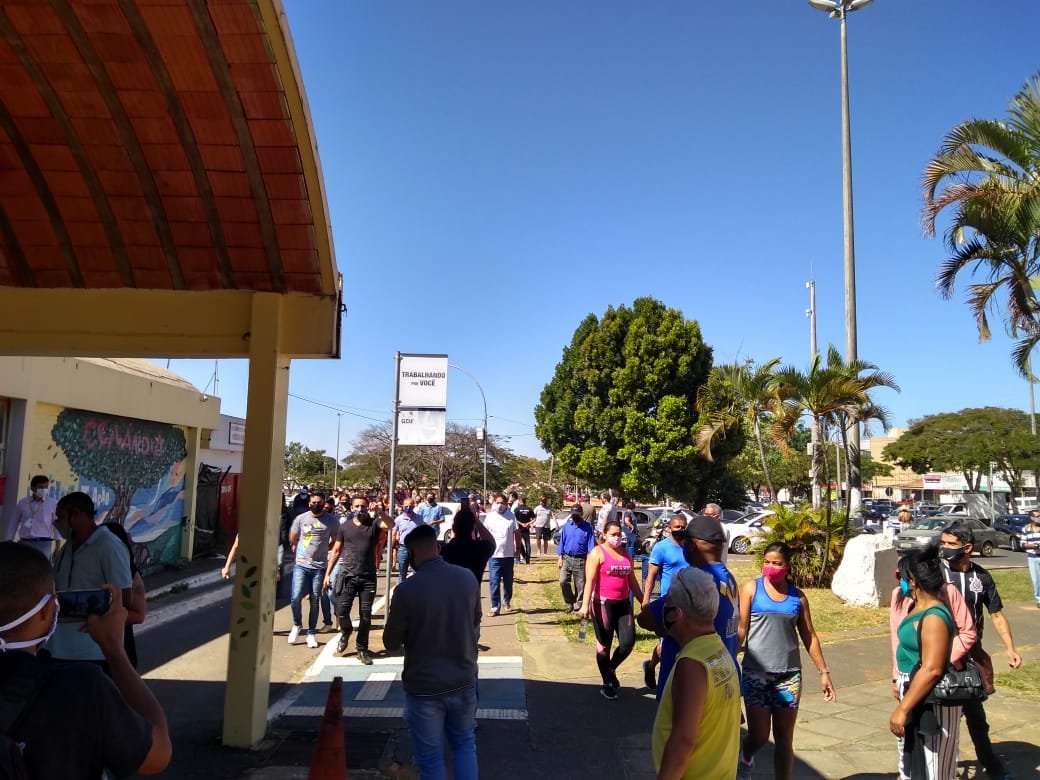 Manifestação em Ceilândia